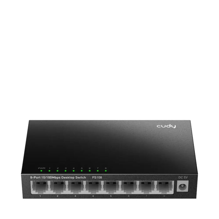 Суич Cudy FS108 8-портов 10/100 Mbps RJ 45 Метален корпус