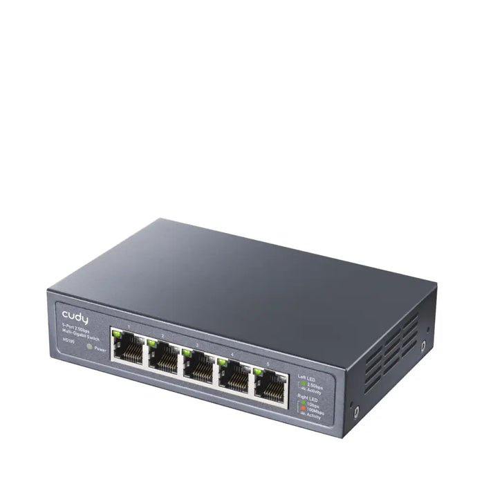 Суич Cudy HS105 5x2.5G портов Gigabit Ethernet (RJ45)