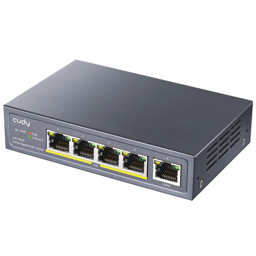 Суич Cudy GS1005P 5 портов 10/100/100 PoE + Switch 60W
