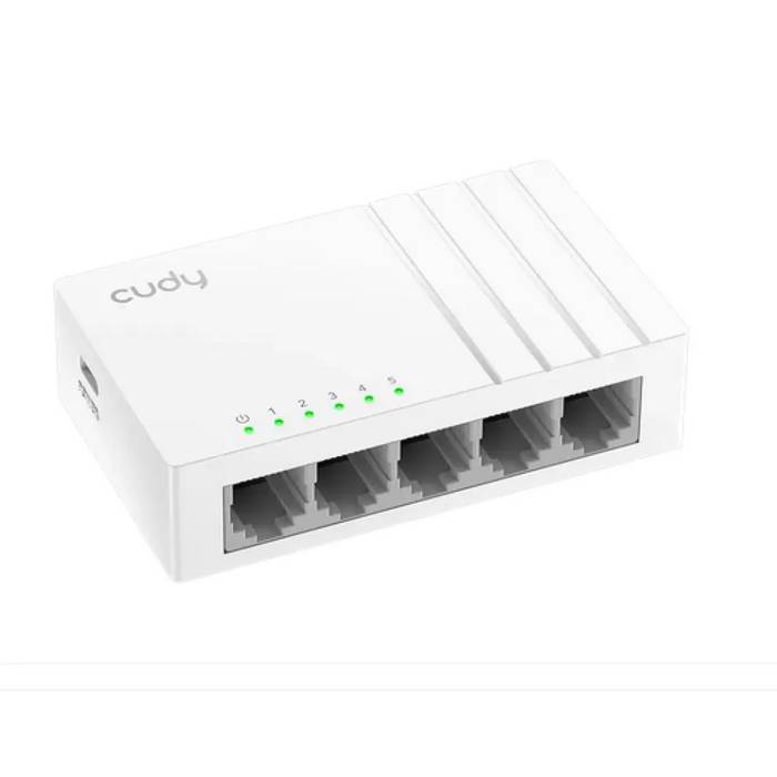 Суич Cudy GS105U 5 портов 10/100/1000 Auto-MDI/MDIX USB-C