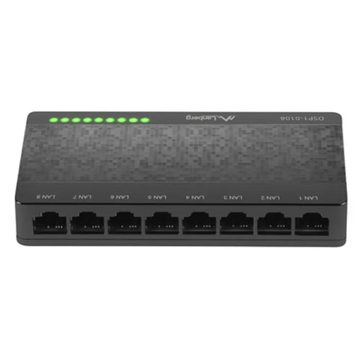 Суич Lanberg DSP1-0108 8-портов 100MB/s