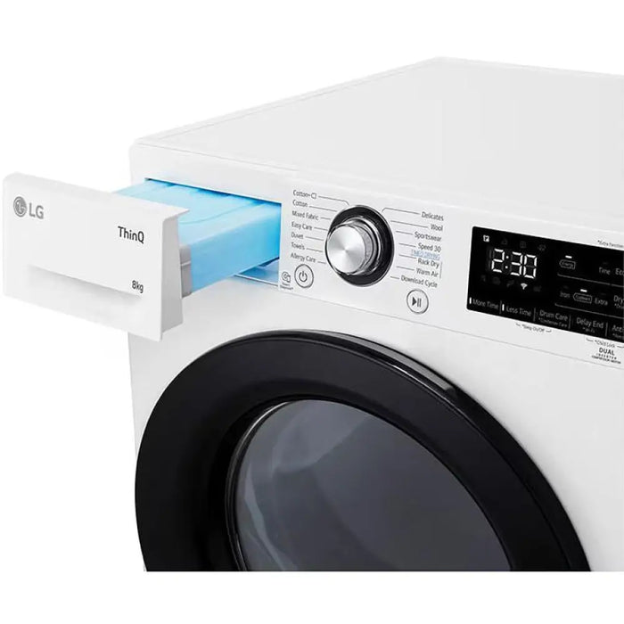 Сушилня LG RH80V3AVBN 8 kg A + + A + + Бял