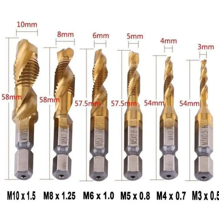 СВРЕДЛА ЗА РЕЗБА 6 БР. NEXTOOL DRAX-60