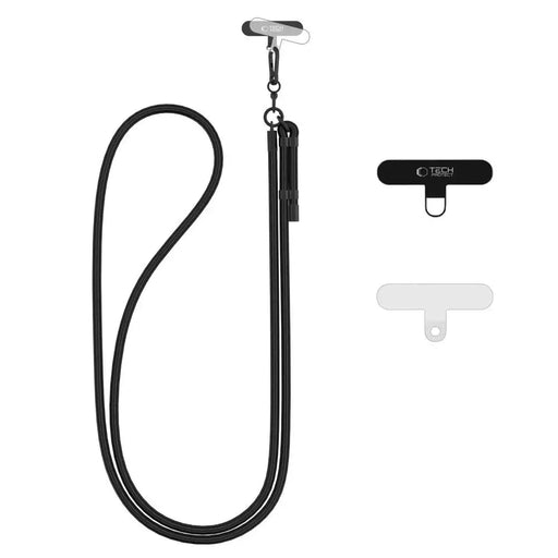 Tech-Protect C1S Rope Crossbody Strap Leash - черен