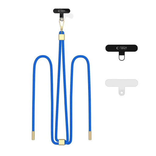Tech-Protect C2S Rope Crossbody Strap Leash - Син