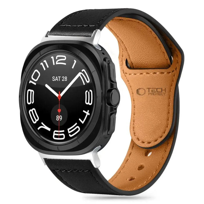 Tech-Protect Leatherfit каишка за Samsung Galaxy Watch