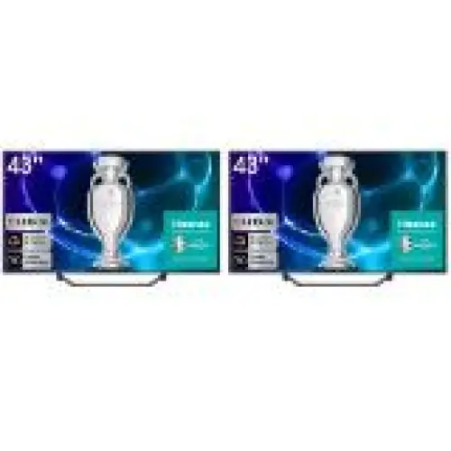 Телевизор 2x Hisense 43’ A7KQ 4K Ultra HD