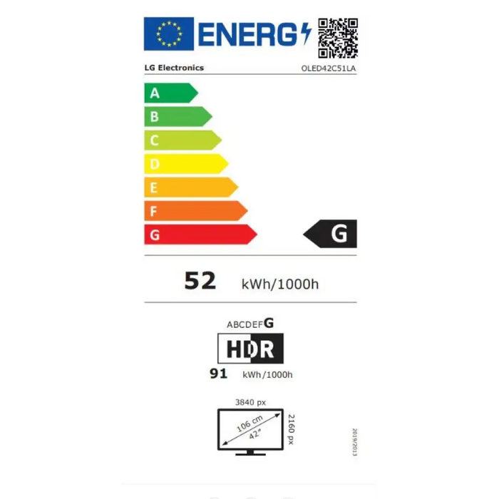 Телевизор LG OLED 42C51LA