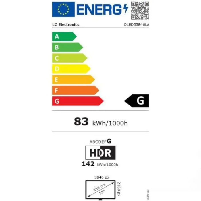 Телевизор LG OLED55B46LA 55’’ OLED AI B4 4K Smart TV AI