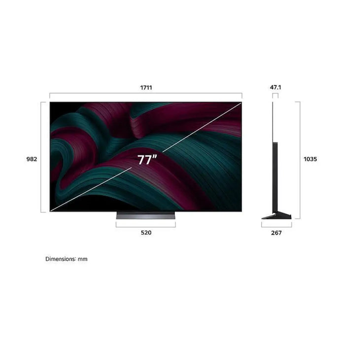 Телевизор LG OLED77C51LA OLED 77 inch 195 см 3840x2160 UHD