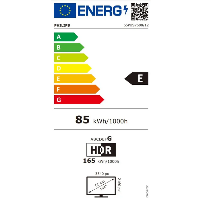 Телевизор Philips 65PUS7608/12 65’ UHD DLED 3840
