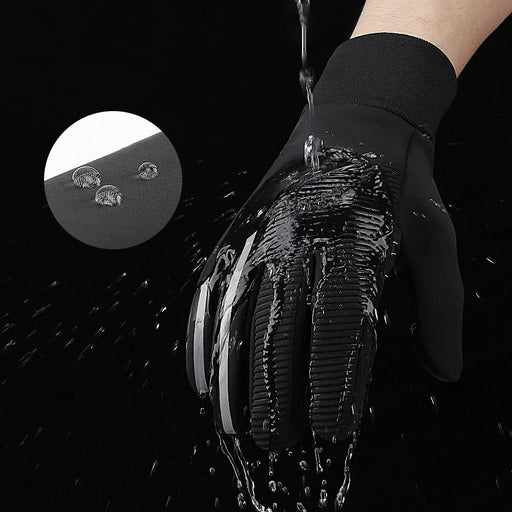 Термоизолирани неплъзгащи се спортни ръкавици за телефон