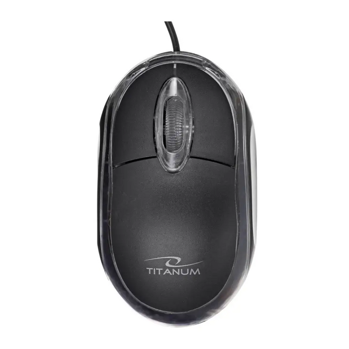 TITANUM TK106 клавиатура Мишка включена USB Черен