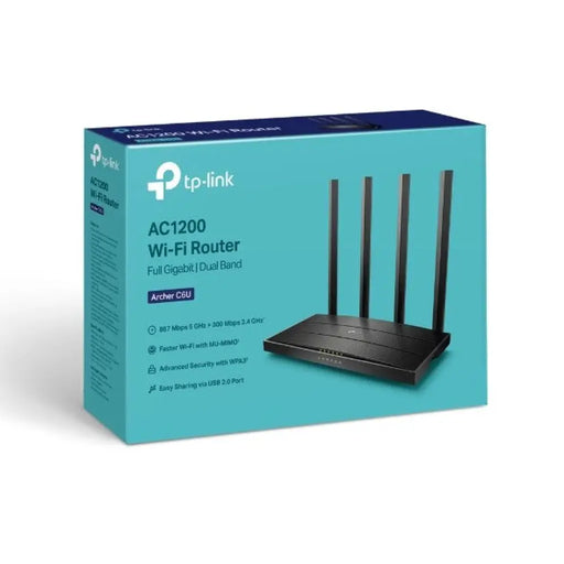 TP-Link Archer C6U безжичен рутер Gigabit Ethernet