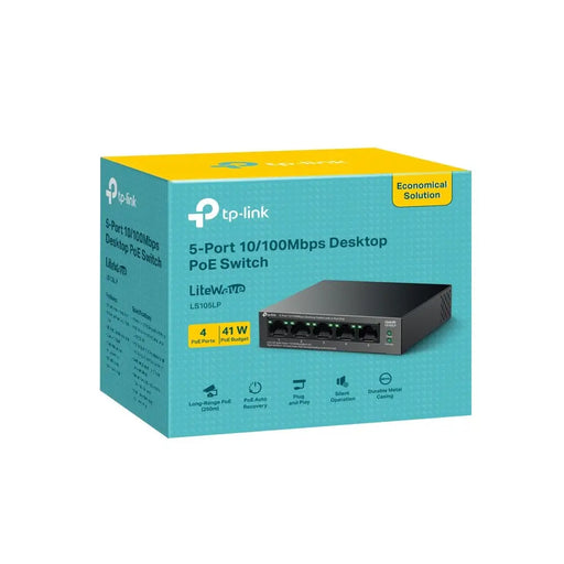 TP-Link LiteWave LS105P Unmanaged Fast Ethernet (10/100)