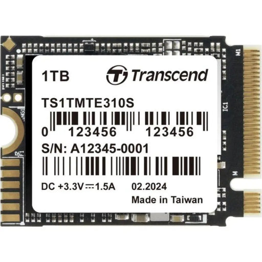 Transcend 1TB M.2 2230 PCIe Gen4x4 NVMe 3D TLC без DRAM