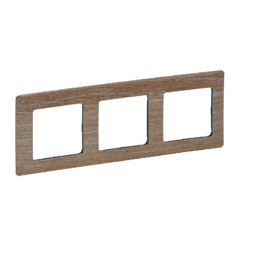 ТРОЙНА РАМКА VALENA LIFE LEGRAND - СВЕТЛО ДЪРВО