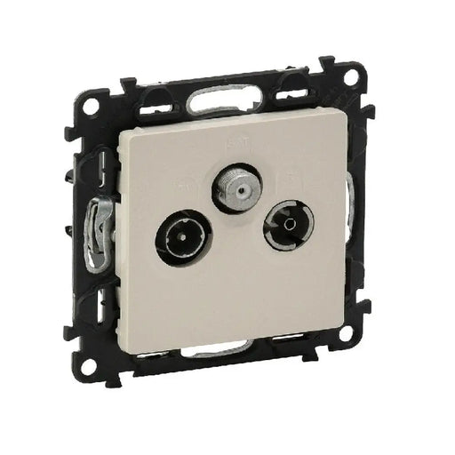 TV-R-SAT РОЗЕТКА ГНЕЗДО ЗА АНТЕНИ VALENA LIFE LEGRAND - КРЕМ