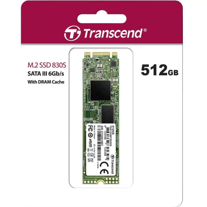 Твърд диск Transcend 512GB M.2 2280 SSD SATA3 B + M Key TLC
