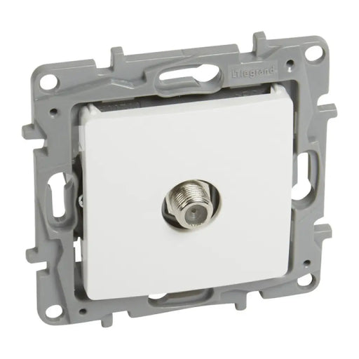 TV РОЗЕТКА F КОНЕКТОР NILOE LEGRAND - БЯЛ