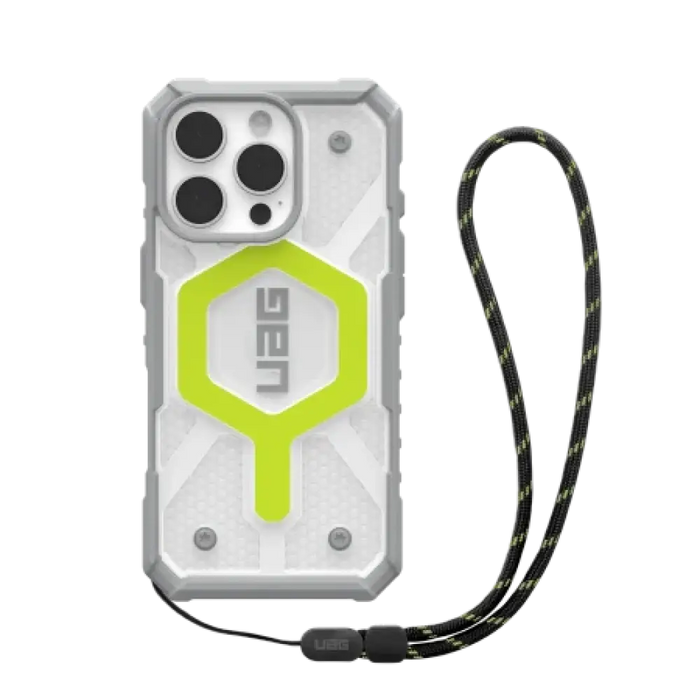 UAG Pathfinder Clear Magsafe Bundle Case с въже за iPhone