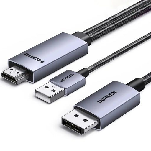 Ugreen HD169 HDMI към DisplayPort насочен кабел 4K@60Hz 2