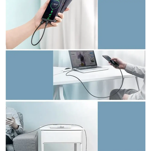 Ugreen US287 60116 USB-A / USB-C 2A кабел 1m - черен