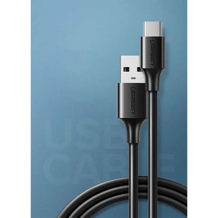 Ugreen US287 60117 USB-A / USB-C 3A кабел 1,5 м - черен