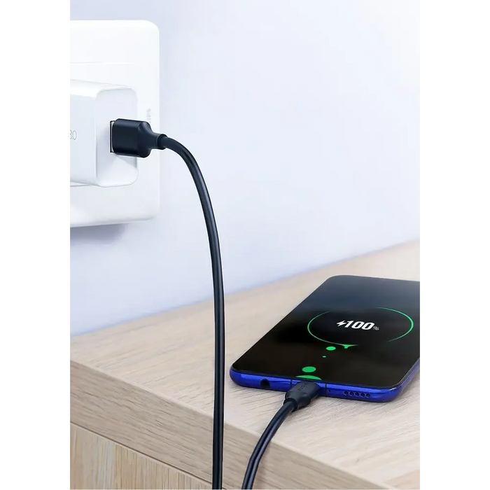 Ugreen US287 60117 USB-A / USB-C 3A кабел 1,5 м - черен
