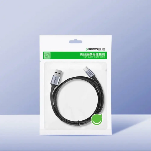 Ugreen US288 60127 USB-A / USB-C QC 3.0 3A кабел 1,5 м - сив