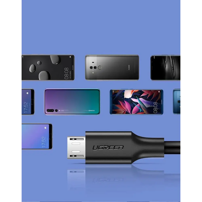 Ugreen US289 60136 micro USB / USB-A кабел 1m - черен
