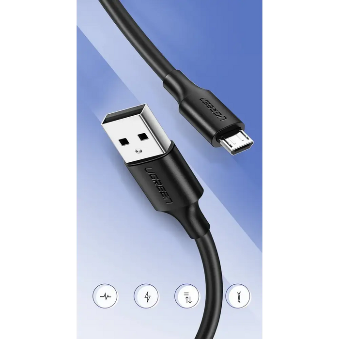 Ugreen US289 60136 micro USB / USB-A кабел 1m - черен
