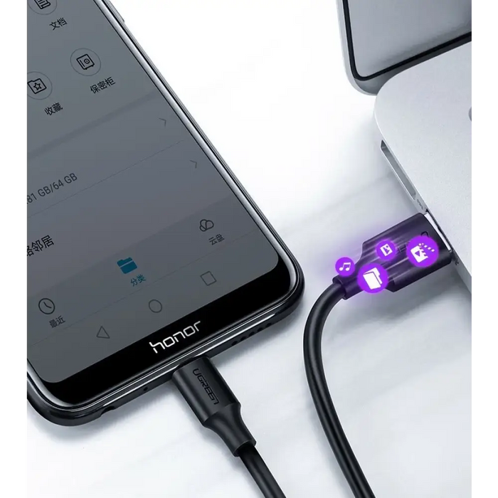 Ugreen US289 60137 micro USB / USB-A кабел 1.5m - черен