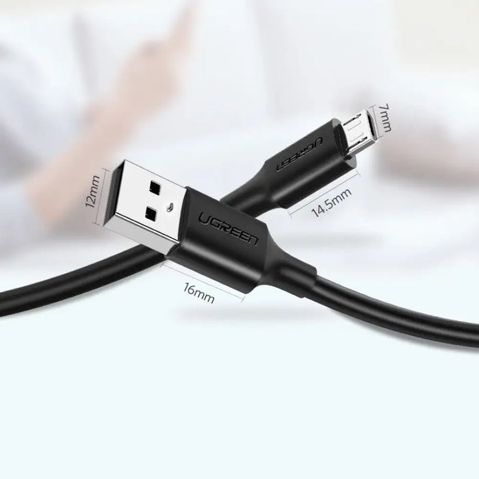 Ugreen US289 60137 micro USB / USB-A кабел 1.5m - черен