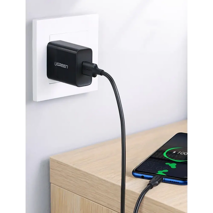 Ugreen US289 60137 micro USB / USB-A кабел 1.5m - черен