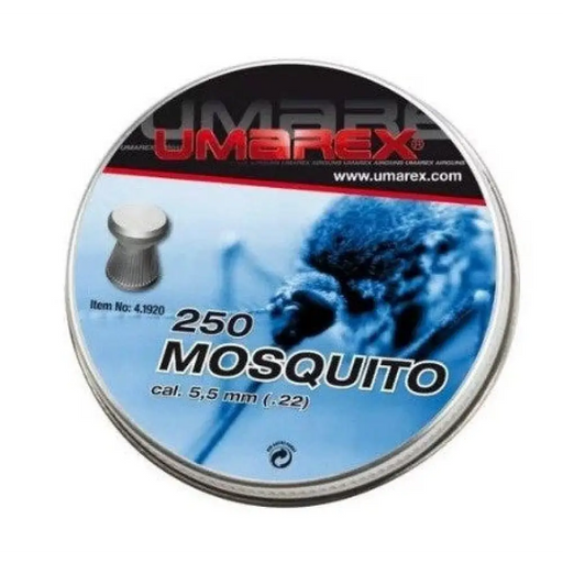 Umarex Mosquito плоски пистолетни сачми 5,5 мм 250 бр.