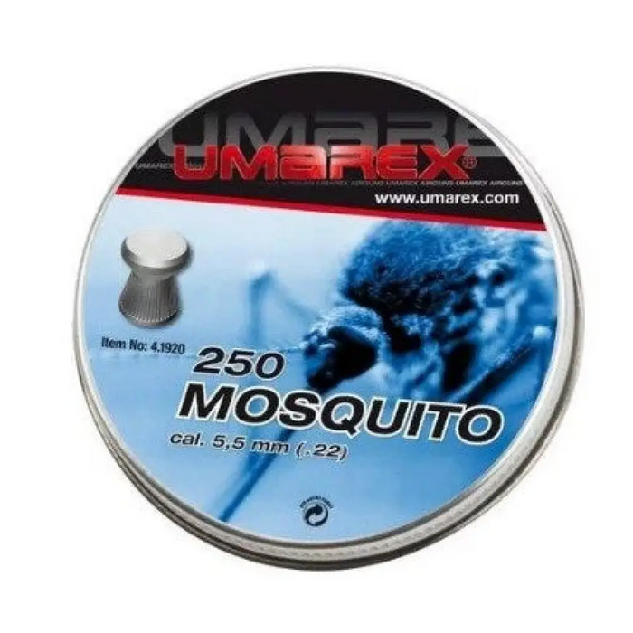 Umarex Mosquito плоски пистолетни сачми 5,5 мм 250 бр.