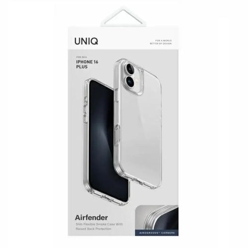 Uniq Air Fender Case за iPhone 16 Plus - прозрачен