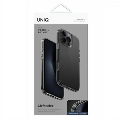 Uniq Air Fender Case за iPhone 16 Pro Max - сив