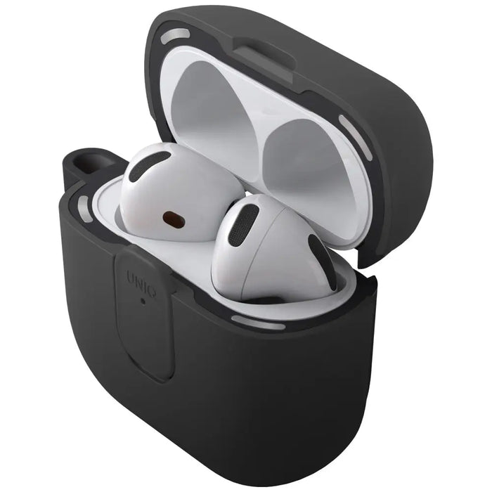 Uniq Clyde Lock Case за AirPods 4 - черен