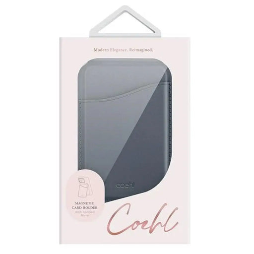 Uniq Coehl Esme магнитен портфейл с огледало и стойка тъмно