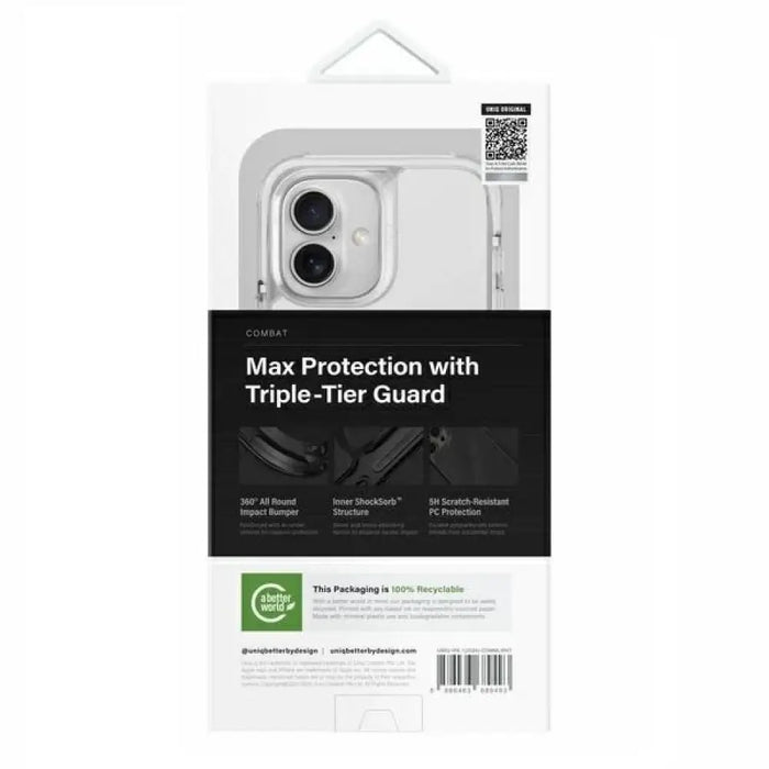Uniq Combat iPhone 16 6.1’’ Magclick Калъф за зареждане