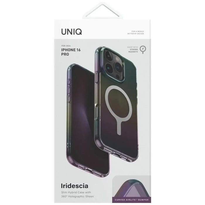 Uniq Iridescia Magclick Charging Case за iPhone 16 Pro