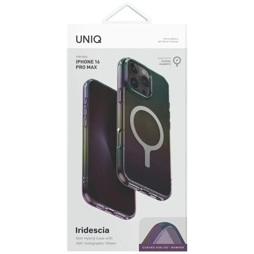 Uniq Iridescia Magclick Charging Case за iPhone 16 Pro Max