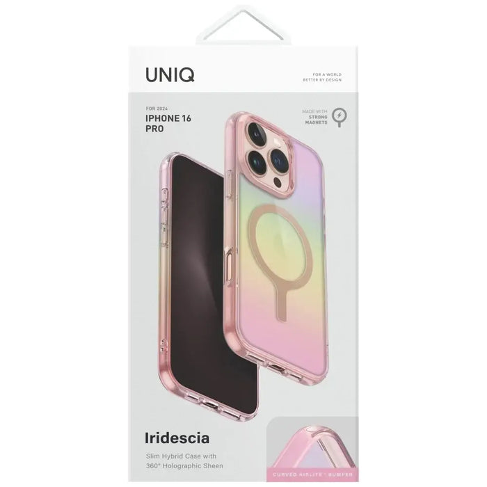 Uniq Iridescia Magclick Charging Case за iPhone 16 Pro