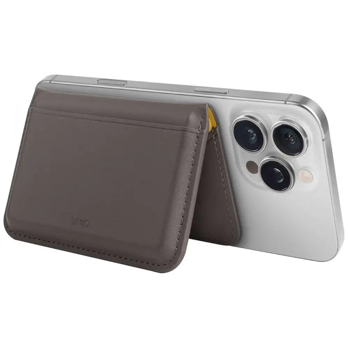 Uniq Lyden DS RFID магнитен портфейл със стойка за телефон