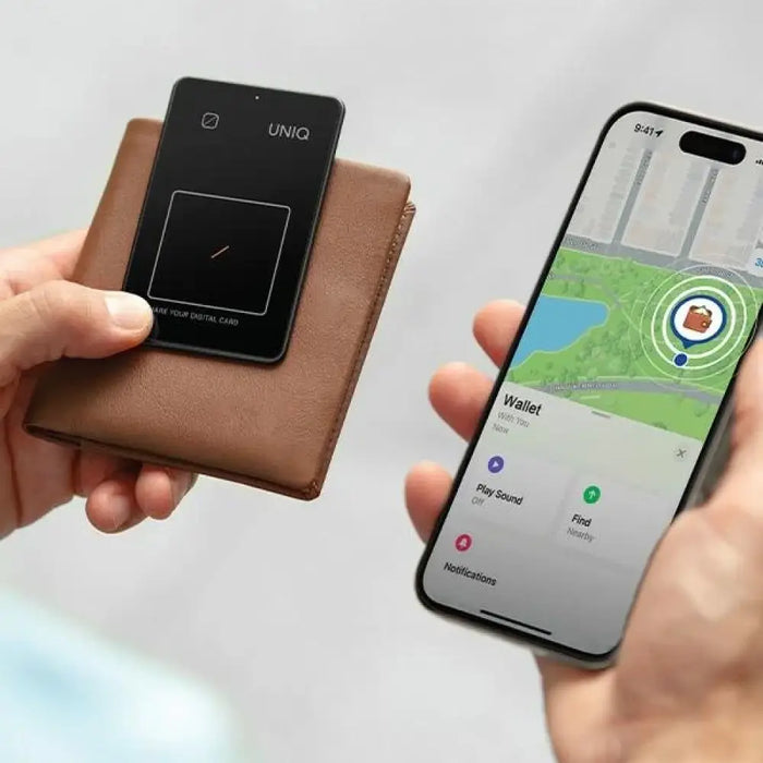 Uniq NFC локатор Atlas сив/графит Uniq-ATLASCARDTRK-GRAPHITE