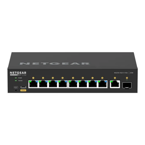 Управляван комутатор NETGEAR 10PT M4250-9G1F-POE +