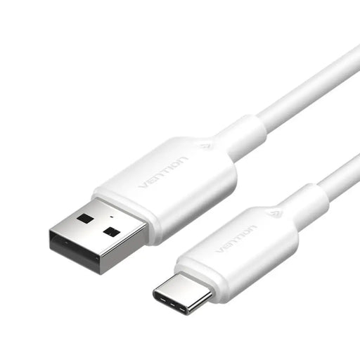 USB 2.0 A към USB-C 3A кабел Vention CTQWH 2M (бял)