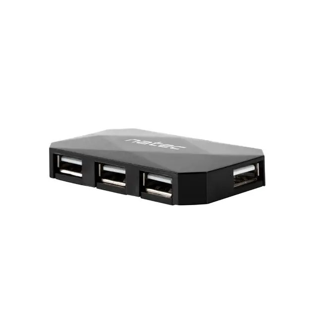 USB хъб Natec HUB Locust 2.0 4-Port Black